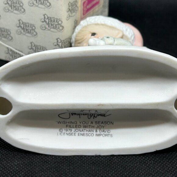 No Mark Precious Moments "Wishing you a season filled with joy" figurine - Picture 5 of 5